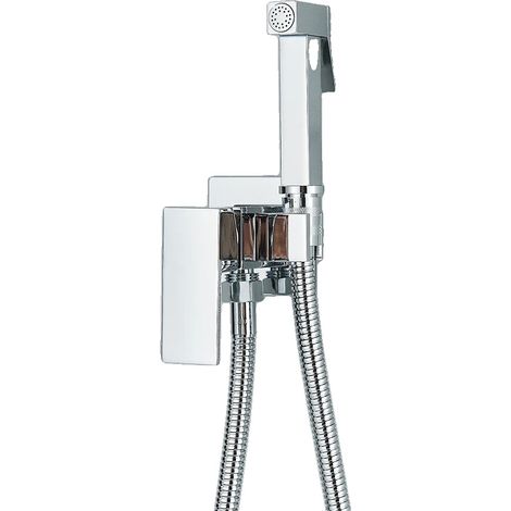 Robinet de bidet de salle de bain, monté au mur, haute pression, Chrome (1/2)