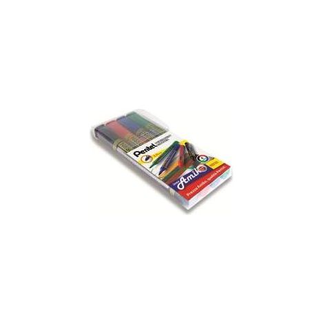 Pentel N850 marqueur indélébile Noir, Bleu, Vert, Rouge 4 pièce(s)