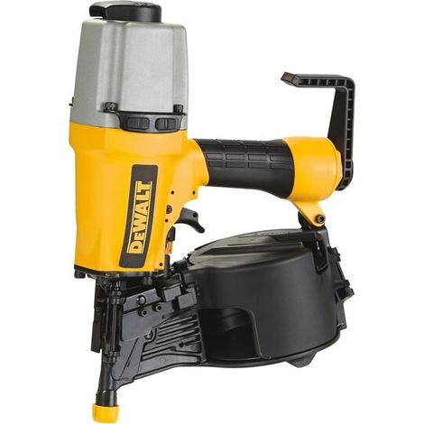 Dewalt – Cloueur à rouleau pneumatique 35-75 mm – Déclenchement unique pour travail précis – Sortie d'air 360° – Pour bois dur (1/3)