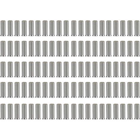 100PCS Embout de câble en cuivre étamé, connecteur à sertir pour fil électrique 6mm², cosse terminale EN6018 (1/5)