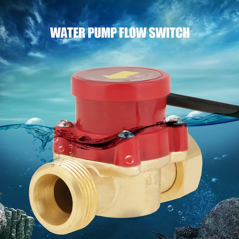 Capteur de débit d'eau HT-60 220V 0,5A Filetage G3/4" - 3/4" pour Pompe, Interrupteur de Débit, 1 Pièce (1/5)