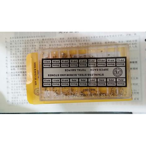 Spare parts for watch repair, set of diamond-encrusted watches with rhinestone numerals, various sizes, 65465423465--DTEKGAZ