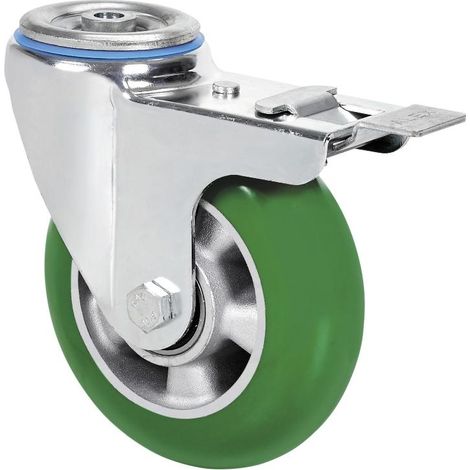 rueda giratora aguj.m12 fr.20zvfd160-auagb aluminio-poliur.verde bolas balona (1/2)