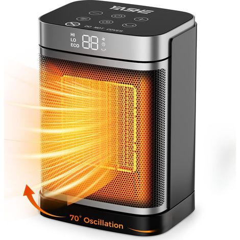 Chauffage d'appoint électrique, céramique PTC 1500W (1/5)