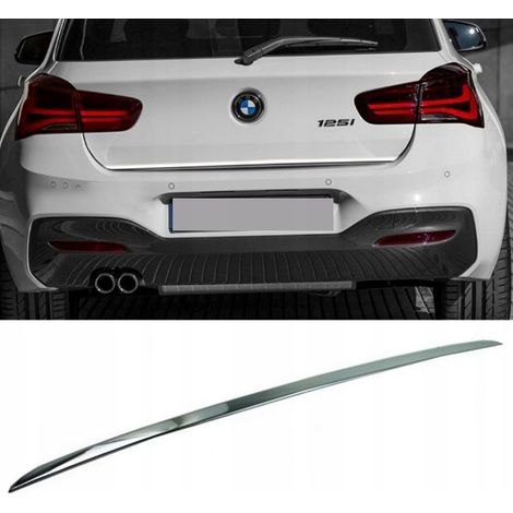 BMW Serie 1 2016 - finiture cromate, cofano del bagagliaio (1/4)