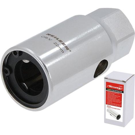 Neilsen 22mm Stud Extractor Remover Socket 3/4' Drive Broken Studs Tool