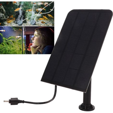 Pompe à oxygène solaire pour bassins à poissons, aquariums extérieurs, pêche et étangs de jardin pompe à oxygène haute puissance. (1/5)