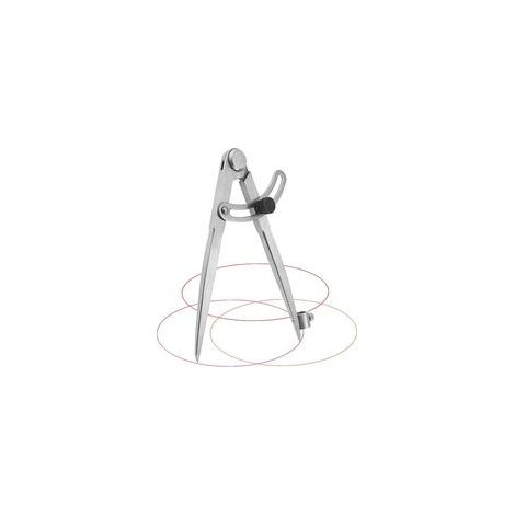 Compas Menuisier 20 cm, Compas Menuisier Professionnel pour Cercles de Dessin, Menuiserie, Travail Du Métal et Travail Du Cuir (1/5)