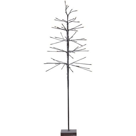 Star LED-Baum 'Snowfrost Tree', 63 warmwhite LED,braun, (1/4)