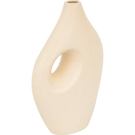 Jarrón de cerámica Nola Beige H30cm - Atmosphera créateur d'intérieur