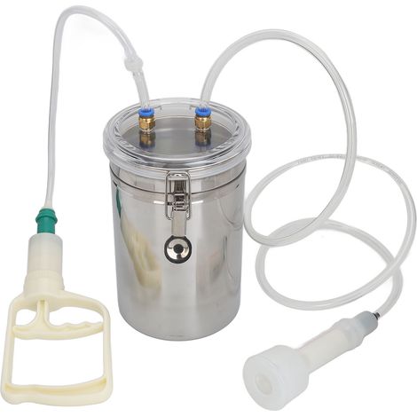 Machine à traire manuelle, capacité de 2 litres, facile à utiliser, portable, adaptée aux exploitations laitières. (1/5)