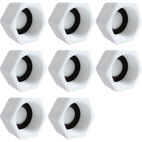 Pieces G1 BSP Plug, Rubber Washer, Internal Thread, Washing, Garden (1/5)