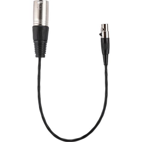 Câble Audio Mini XLR Femelle 3 Broches Cuivre vers XLR Mâle 3 Broches Alliage Zinc (1/5)