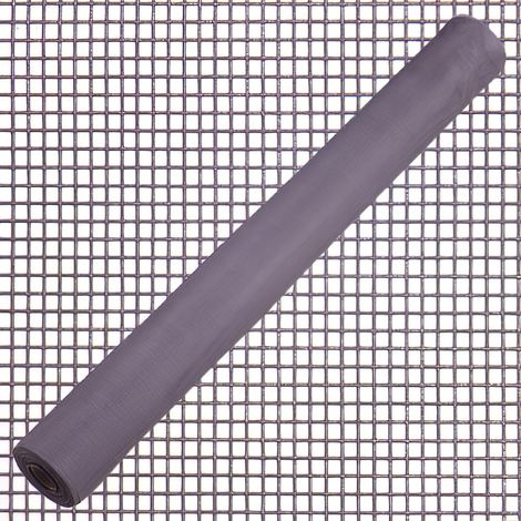 Fliegengitter aus Fiberglas grau 18x16/80 cm. Rolle 50 Meter.