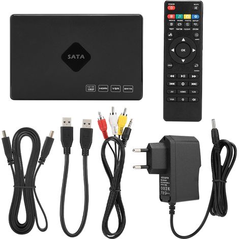 Lecteur disque dur SATA Full HD 2.5 pouces 120 Go, lecteur vidéo musique image, prise UE 100-240V (1/5)