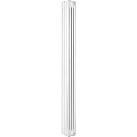 Traditional 4 Column Radiator - 1800 x 200mm - White