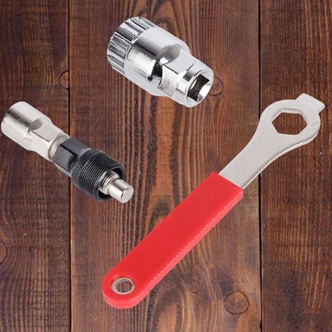 Extractor de bielas，Juego de 3 piezas，Extractor de bielas para bicicleta，Juego profesional de extractor de bielas y herramientas para pedalier (1/4)