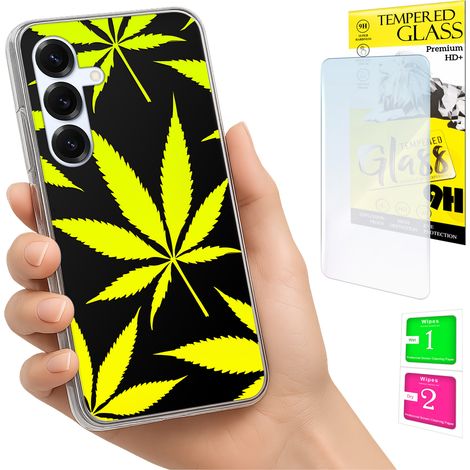 Custodia per Samsung Galaxy S25 FE, cover fotografica, cover posteriore + vetro 9H (1/5)