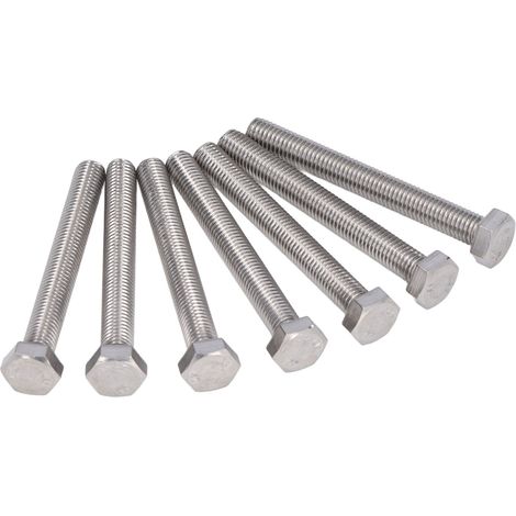 20 Vis à Tête Hexagonale Inox A2 M10, Filetage Total, DIN 933, 85mm de Longueur, Lot de 20 (1/5)