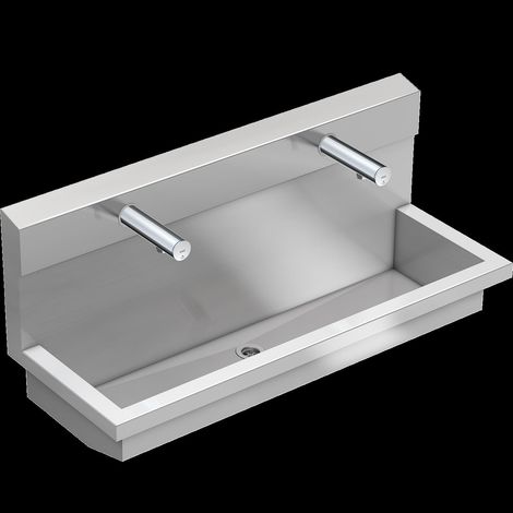 KWC Waschplatzeinheit, PLANOX, Edst, 1200x530x440 mm, 2xWandventil Elektron (1/2)