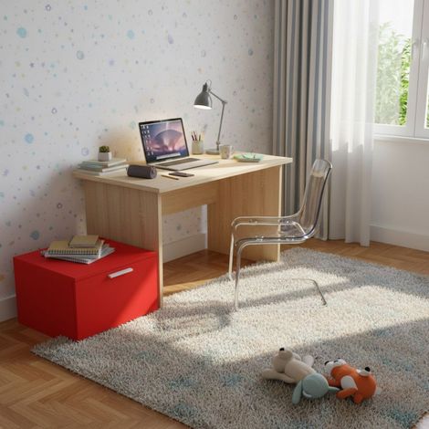 Cassettiera colorata per cameretta: design moderno e chiusura delicata - Rosso (1/5)