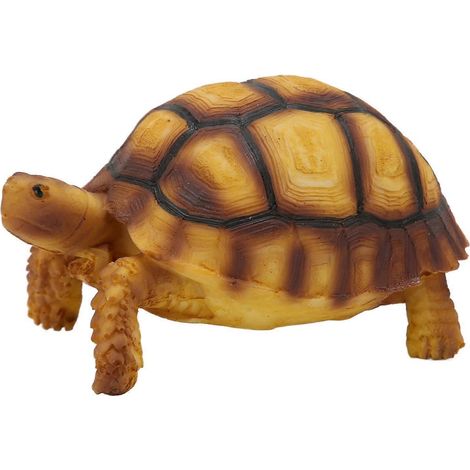 Handgefertigte Schildkrötenfigur aus Kunstharz, dekoratives Tierspielzeug für Kinder, Geschenk für Sammler und Aquarienbesitzer (1/5)
