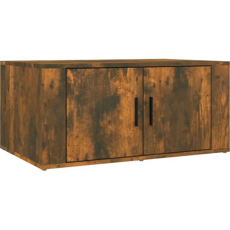 Maison Exclusive - Tavolino da Salotto Rovere Fumo 80x50x36 cm Legno Multistrato