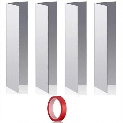 Lot de 4 joints d'étanchéité pour porte de garage, protection contre les intempéries, bande d'étanchéité (1/5)