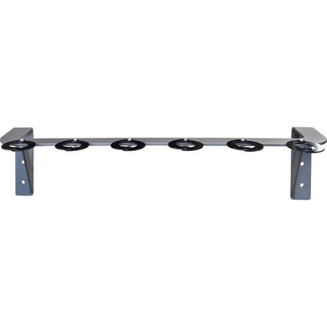 MORAVIA Scooter-Parker CITY Wandmontage 250 x 1100 x 250mm 6 Halteschellen feuerverzinkt DB703 beschichtet (1/5)
