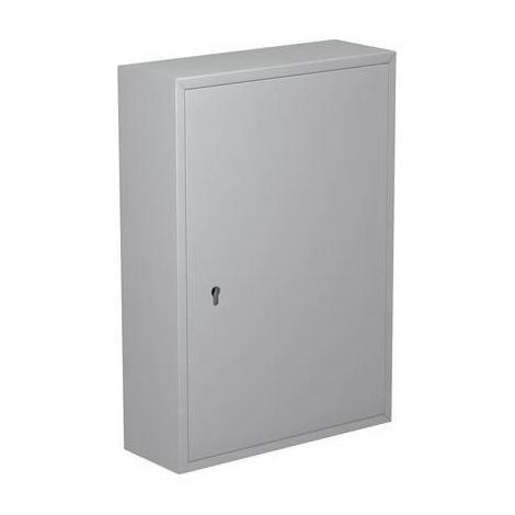 Basi SS 100 Scatola portachiavi in metallo grigio con 200 ganci