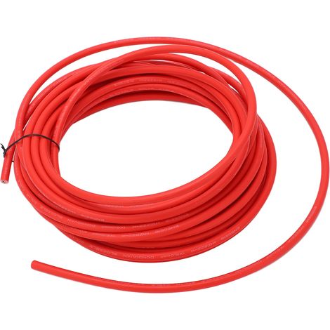 Câble solaire photovoltaïque 6mm² rouge 10 mètres - Isolation XLPE haute température, pour installation de panneaux solaires (1/5)