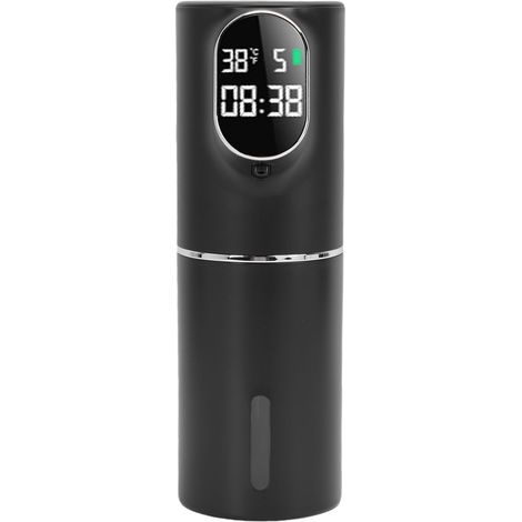 Automatischer elektrischer Schaumseifenspender, USB-aufladbar, berührungslos, für Bad und Küche, schwarz. (1/5)