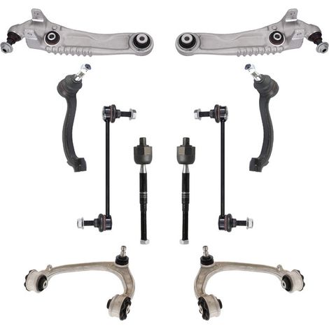 KIT BRACCIO OSCILLANTE 10 PEZZI COMPATIBILE CON JAGUAR F-PACE (X761) 2.0 TD4 02.2017 - / Kit Sospensione Completo OE/OEM / Bracci Oscillanti + Testine Sterzo / Sostituzione Diretta OEM