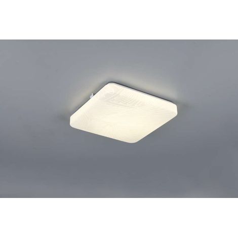 Reality Plafoniera Led Quadrata - Effetto Foglia - 16W 1600lm L.27cm