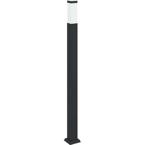 vidaXL Borne lumineuse 110 cm noire IP44