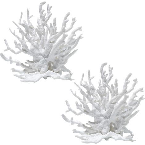 Pieces Coral, Artificial PVC Hideaway, Freshwater and Marine Aquarium Decoration (1/5)