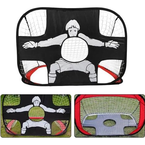 But de football pliable et pliable en nylon pour adultes et enfants, idéal pour les sports de plein air - Cadeau de Noël parfait (1/5)