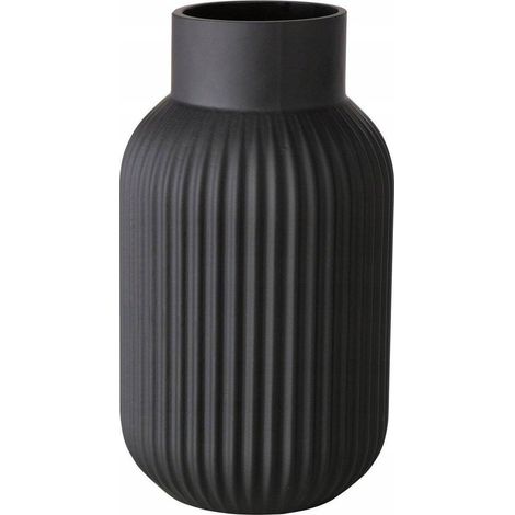 Boltze NORDIKA vaso nero design industriale 22 cm (1/3)