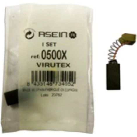 Spazzole Virutex 0500x6.4x10.0x19.0 Blister 2 unità