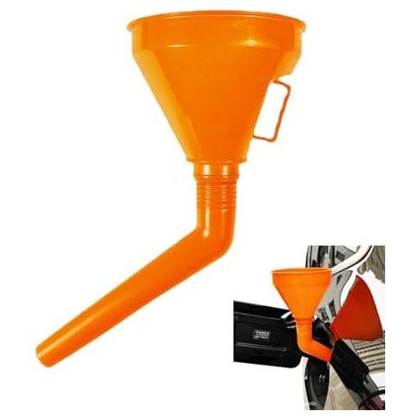 Entonnoirs pour usage automobile - dúrable Carburant Coudé Entonnoir À un TRANSFE RT d'huile facile Grande Bouche Avec Filtre Et Poignée (1/5)