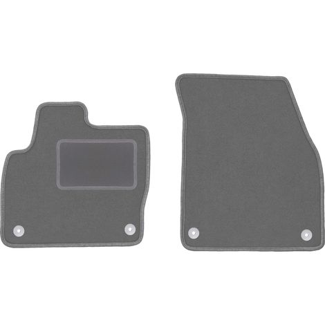 Alfombrillas delanteras para Range Rover Evoque SUV (2011-2018) color grafito.