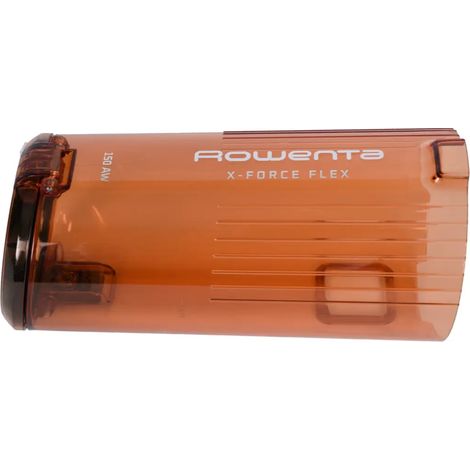 Bac à poussières orange pour aspirateur X-Force Flex 13.60 – Accessoire compatible avec modèles Rowenta – Largeur adaptée pour nettoyage efficace