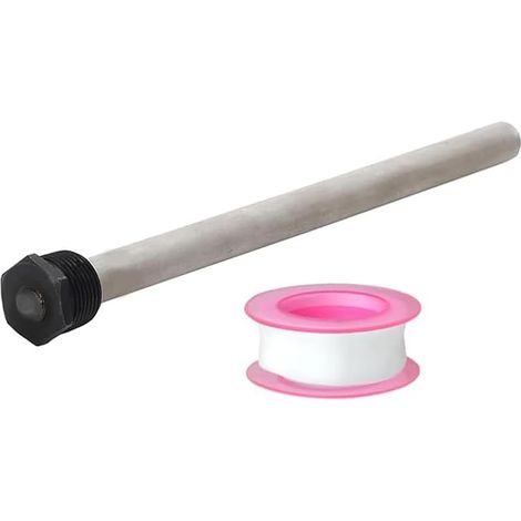Tige d'anode pour chauffe-eau RV – Pièce pour chauffe-eau de camping-car – 23,5 cm de long ¾ NPT- Flo 6, 37,5 cm, 40,7 litres RUV Réservoirs de chauffage d'eau (1/4)
