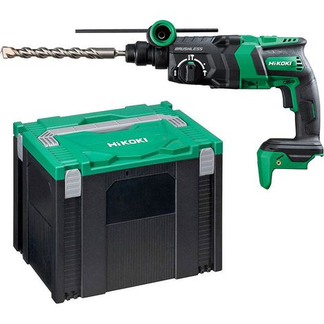 Hikoki – Perforateur burineur 18V – DH18DPCW2Z – SDS-Plus 26mm – Moteur Brushless – Énergie de frappe 3.2J – Pour béton armé