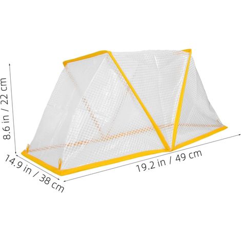 Protège-Plantes Pliable en Plastique Blanc, Couverture de Serrage Surélevée pour Plates-Bandes et Plantes, Étanche, Installation Rapide, Protection Anti-Froid pour Jardins (1/5)