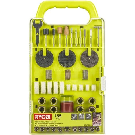 Ryobi RAKRT155 Set 155-teiliges Universal-Rotationswerkzeug