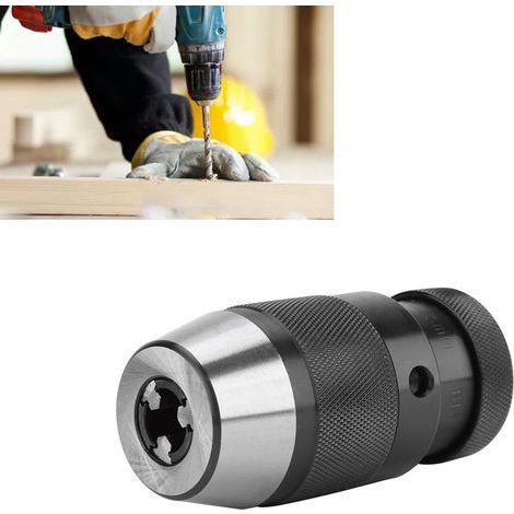 B16 keyless 1/2" self-tightening chuck for electric drill and lathe, 0-13mm. (1/5)