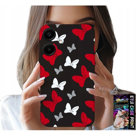 Custodia per Samsung Galaxy A06 5G - fiocchi rossi e bianchi, topo, motivi (1/5)
