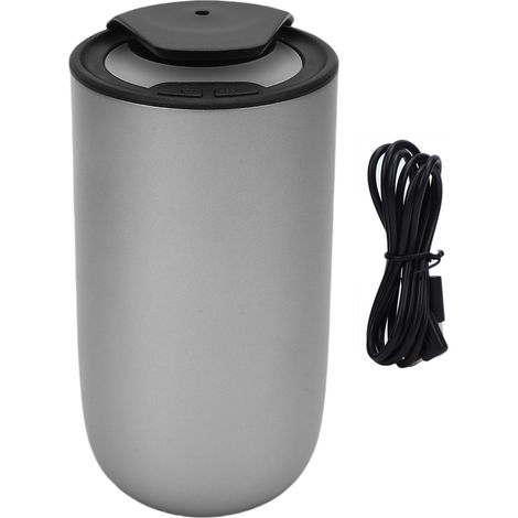 Diffuseur huile essentielle sans eau aluminium portable étanche – Faible bruit aromathérapie maison voiture 15ml titane argent, parfum (1/5)