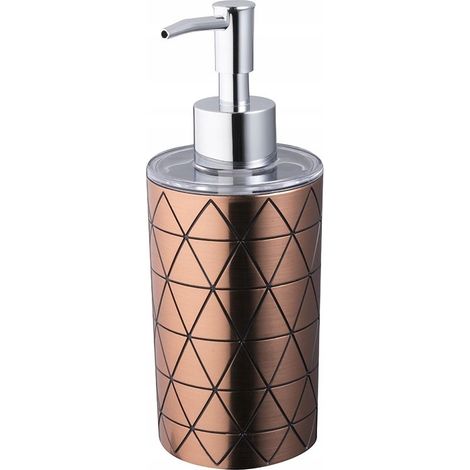Dispenser di sapone liquido in rame per il bagno